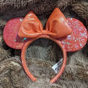 Disney Park Pink Sequin Minnie Mouse Ears